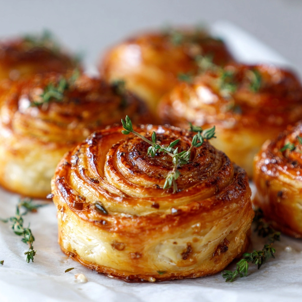 Cheesy Garlic Butter Rollups Recipe - Recipe Image