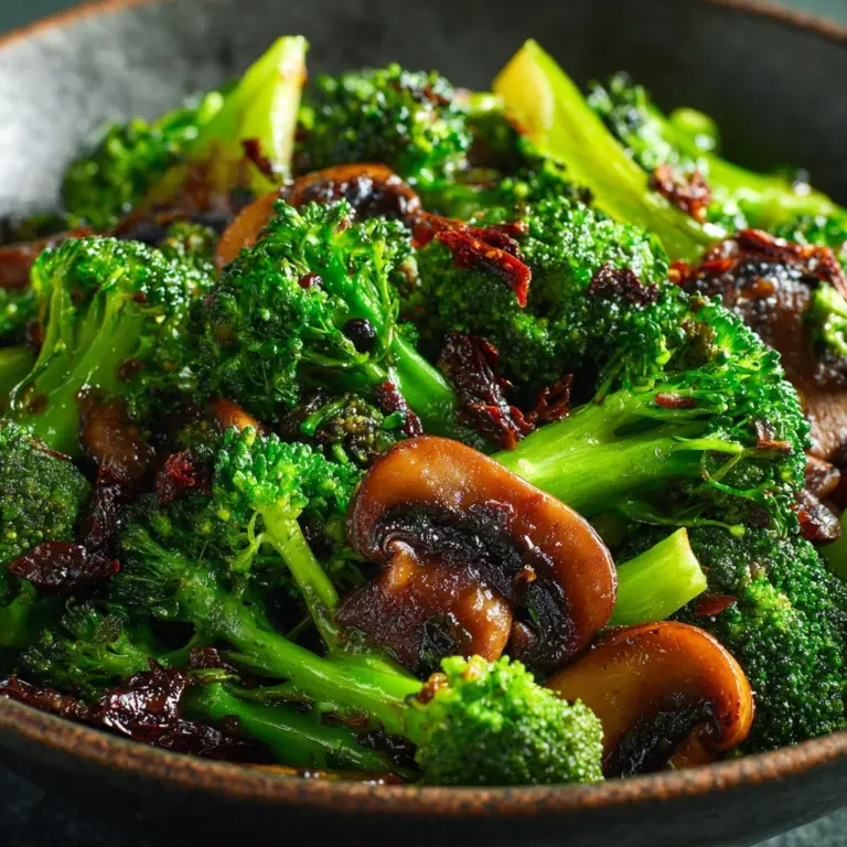 Broccoli and Mushroom Stir Fry Recipe