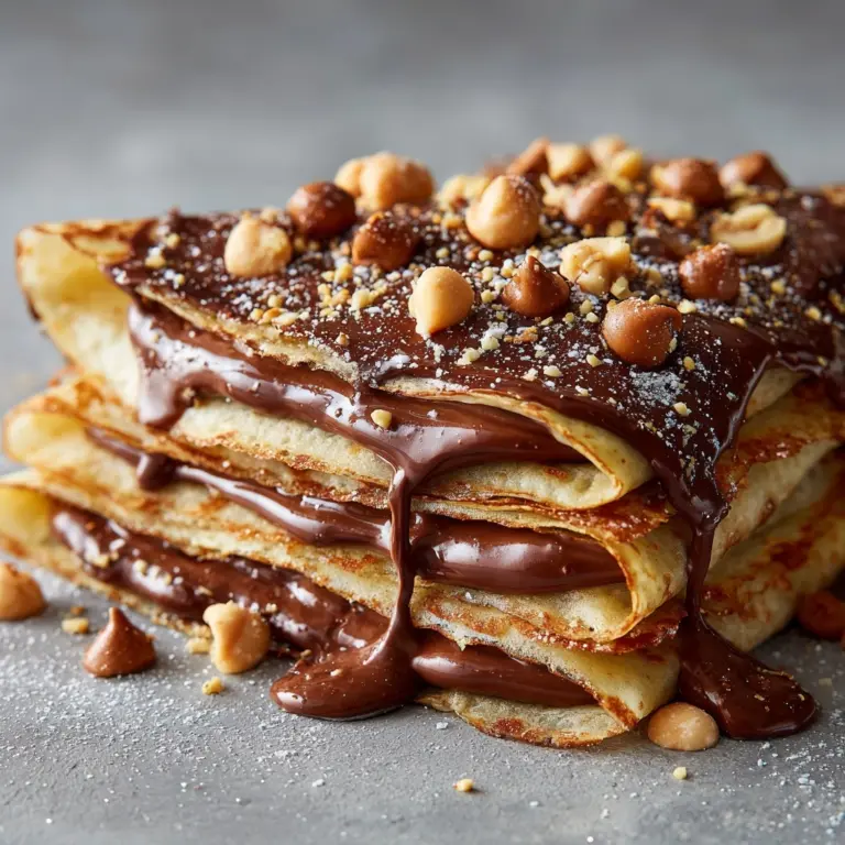 Easy Chocolate Crepes Recipe