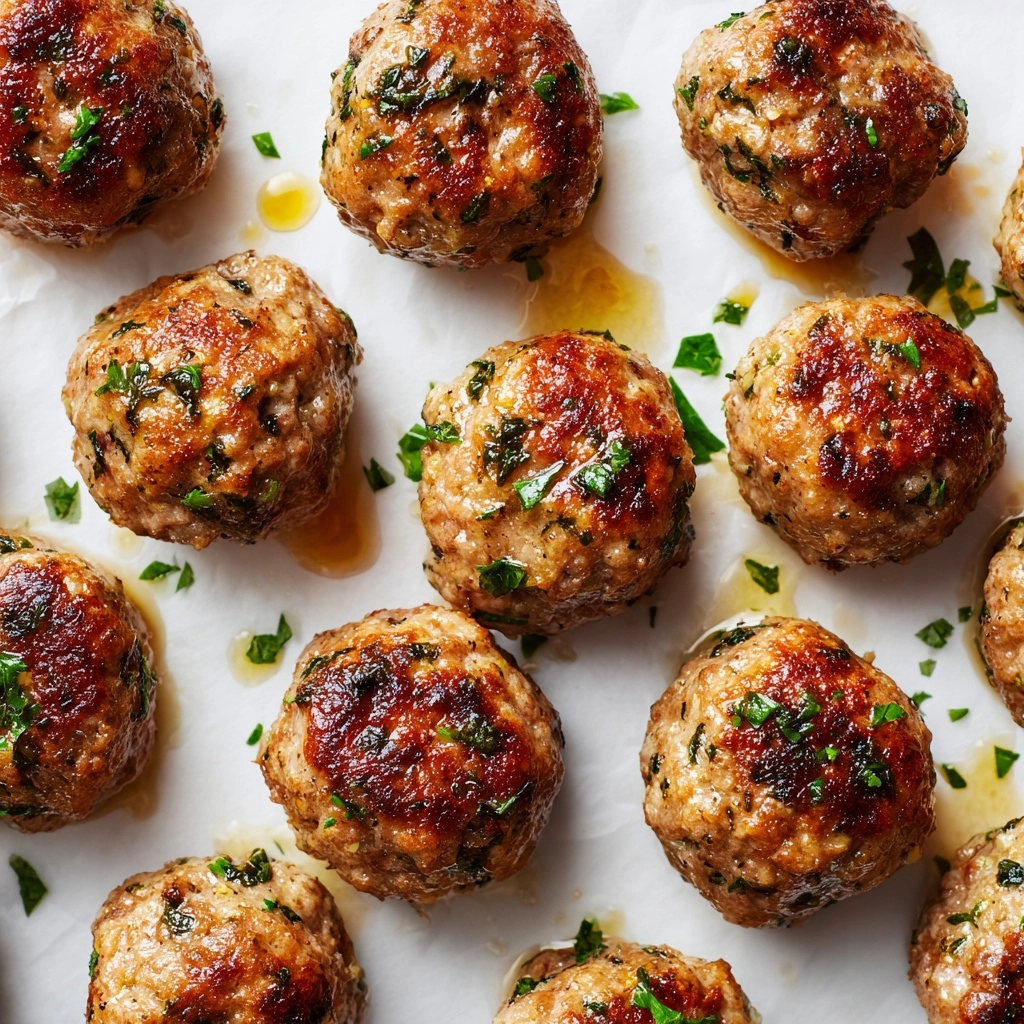 Italian-Style Chicken Meatballs Recipe - Recipe Image