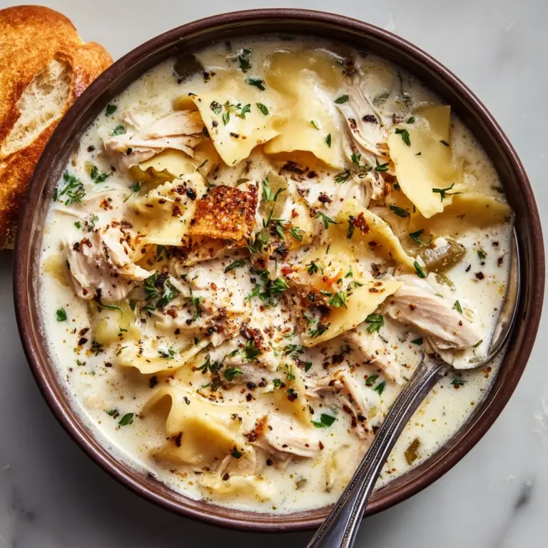 White Lasagna Soup Recipe
