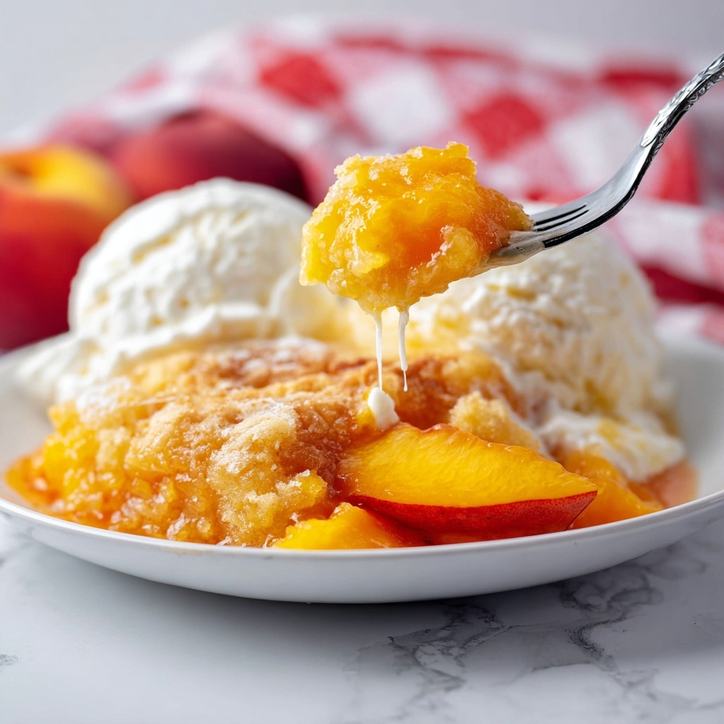 Peach Dump Cake Recipe - Recipe Image