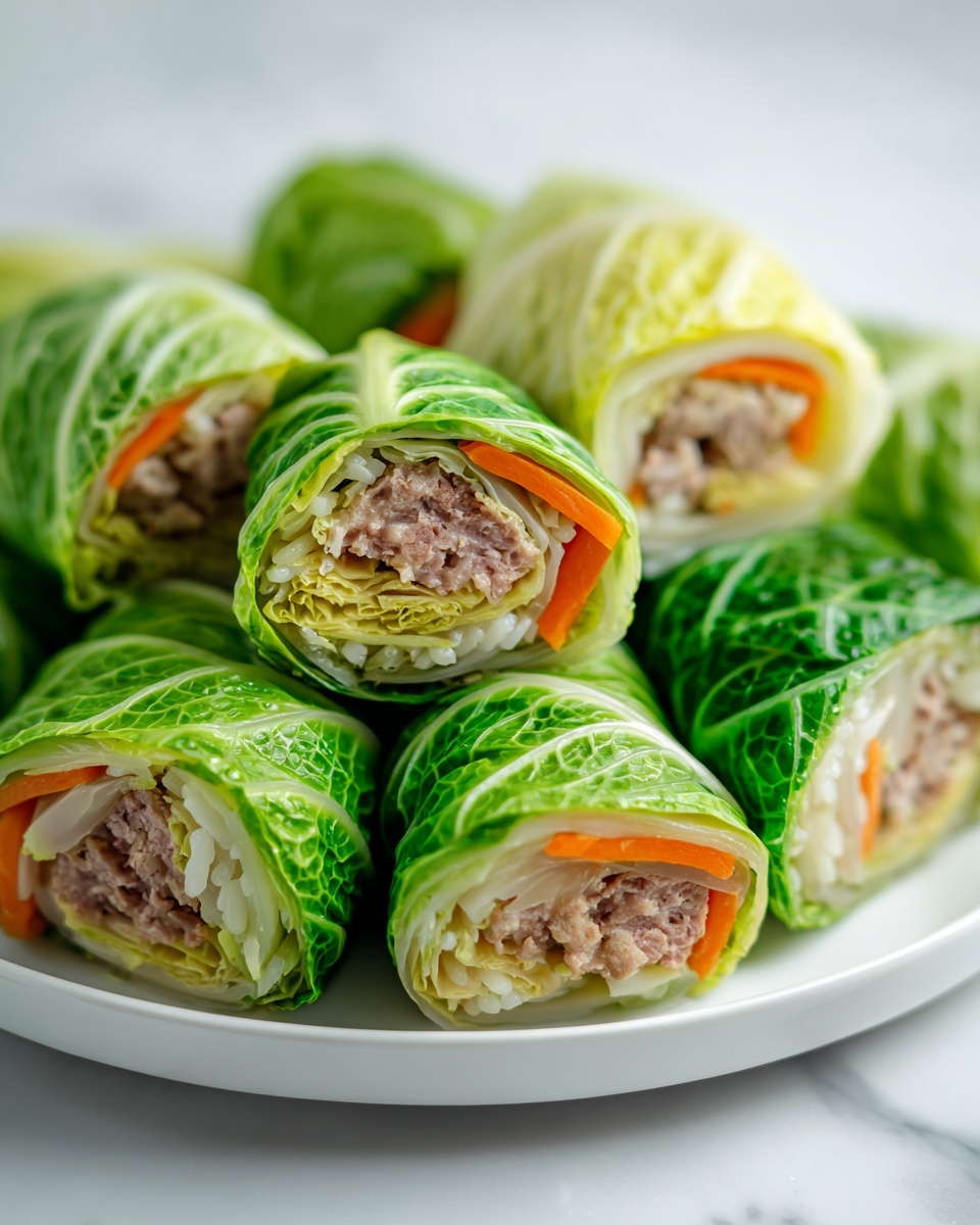 Italian Stuffed Cabbage Rolls Recipe - Recipe Image