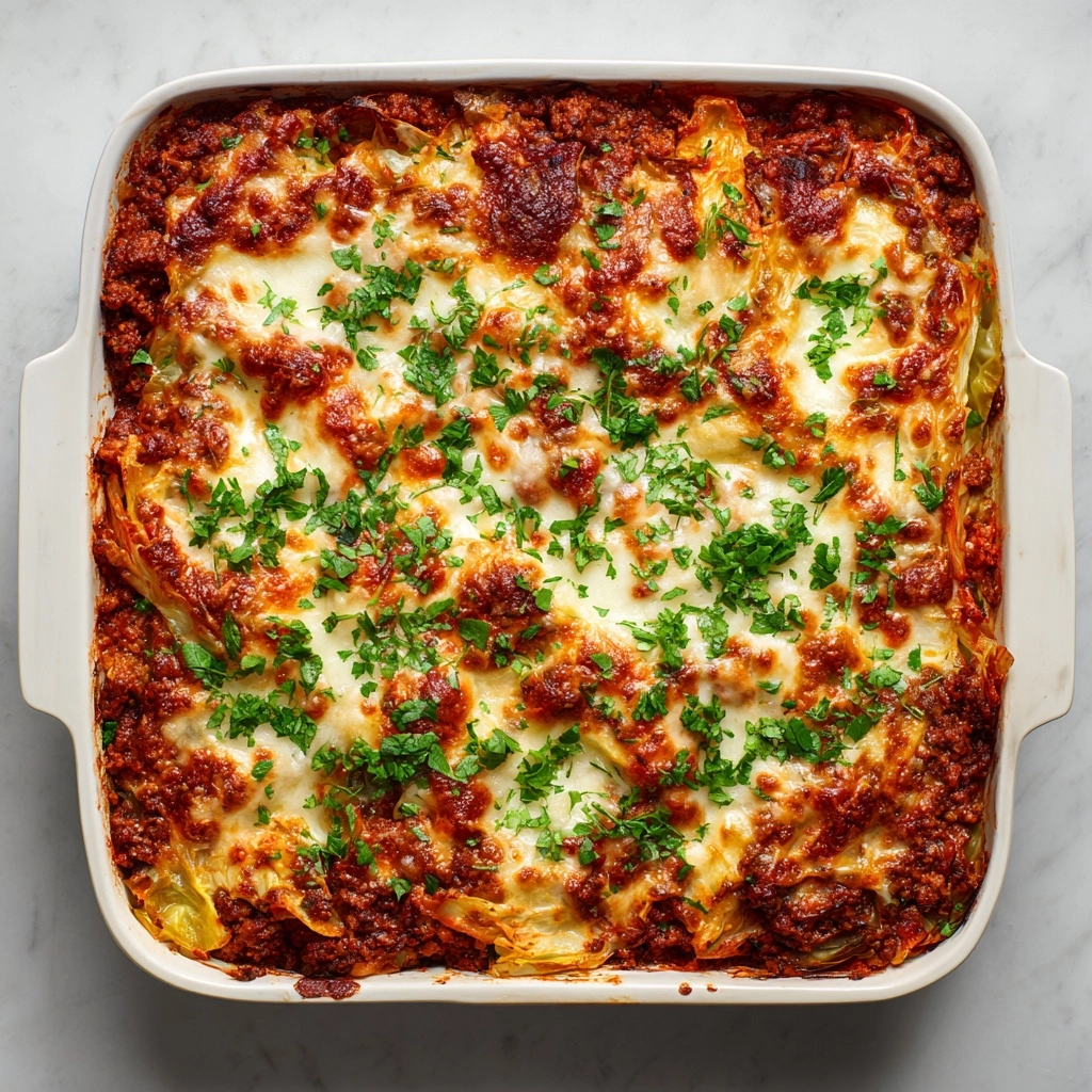 Keto Beef Cabbage Roll Casserole Recipe - Recipe Image