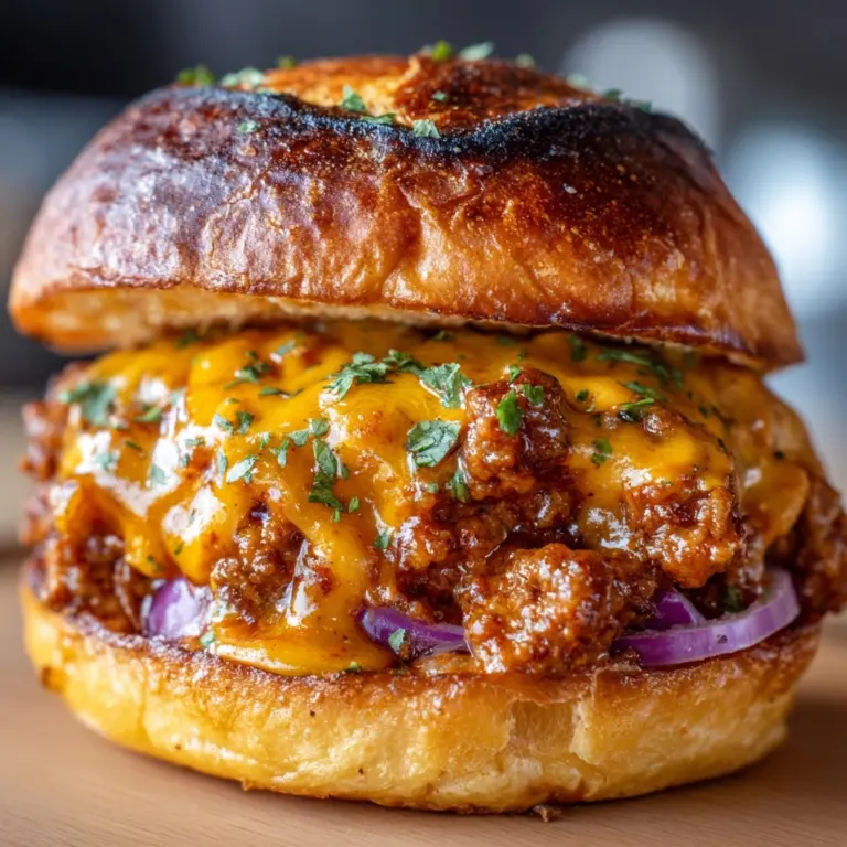 Delicious Cajun Chicken Sloppy Joes Recipe