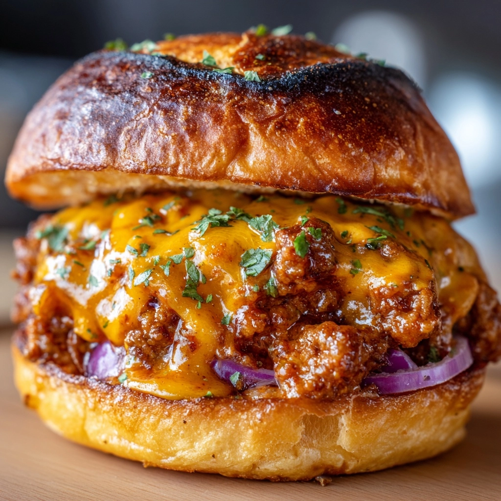 Delicious Cajun Chicken Sloppy Joes Recipe - Recipe Image