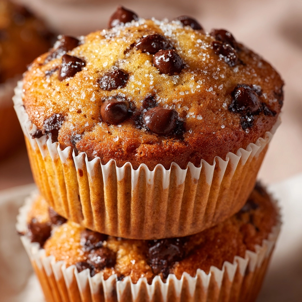 Skinny Banana Chocolate Chip Muffins Recipe - Recipe Image