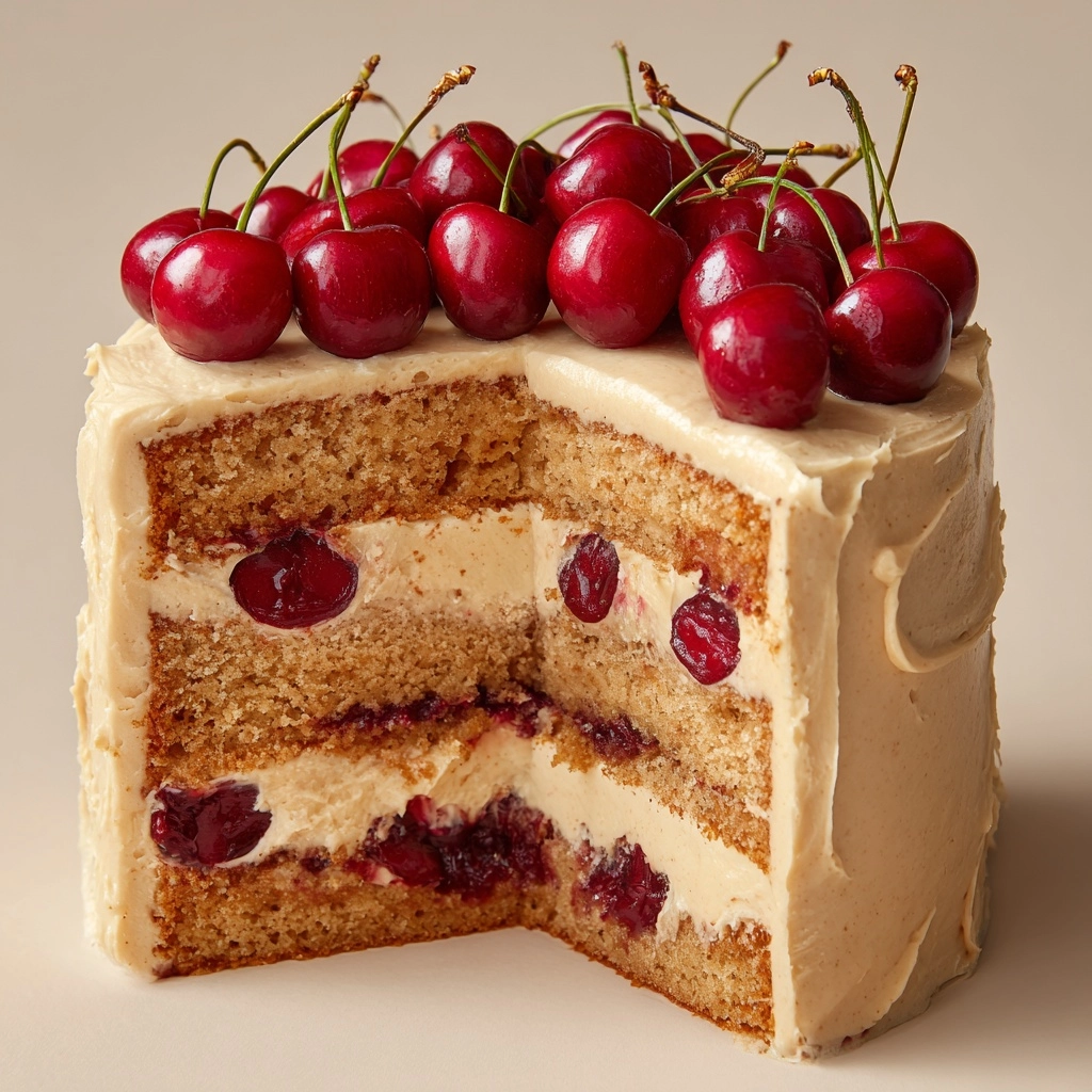 Decadent Cherry Swirl Cake Recipe - Recipe Image