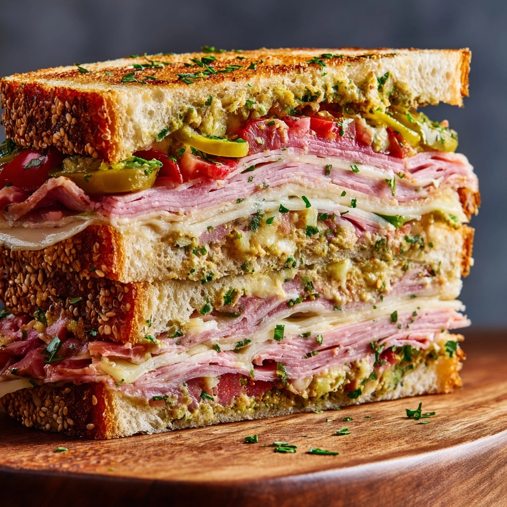 Classic Italian Muffuletta Recipe - Recipe Image