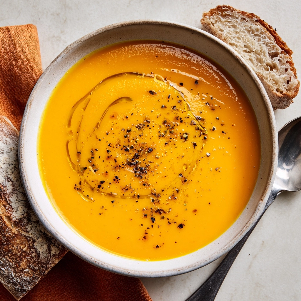 Acorn Squash Soup with Coconut Milk and Warm Spices Recipe - Recipe Image