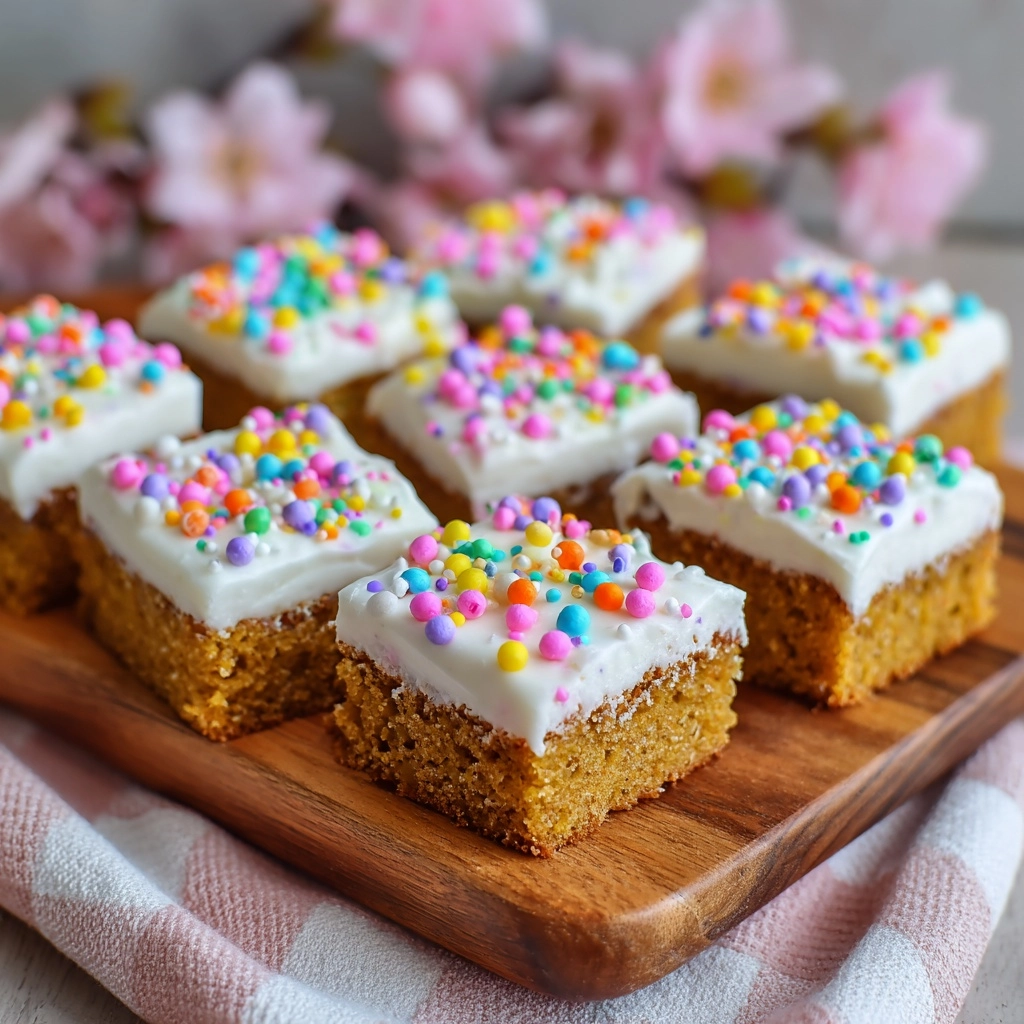 Frosted Easter Blondies Recipe - Recipe Image