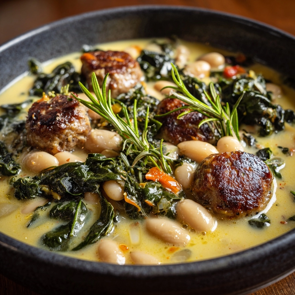 Sausage White Bean Soup Recipe - Recipe Image