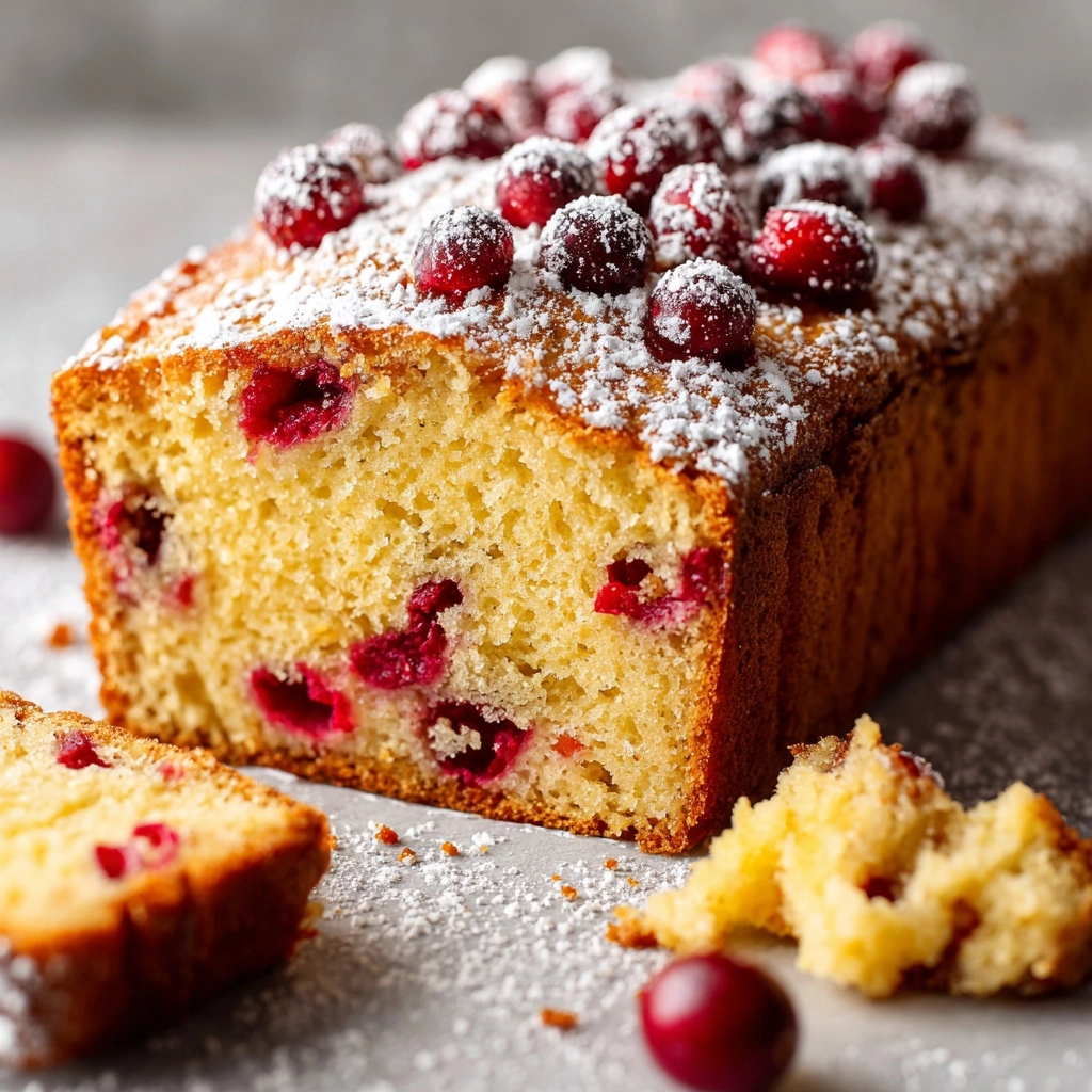 Christmas Cranberry Pound Cake Recipe - Recipe Image