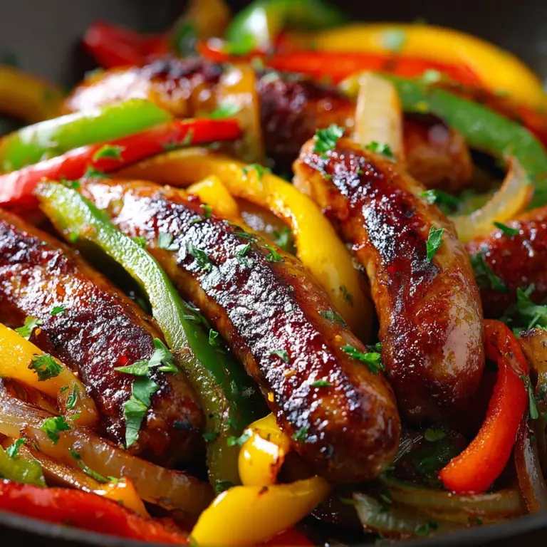 Andouille Sausage and Pepper Skillet Recipe