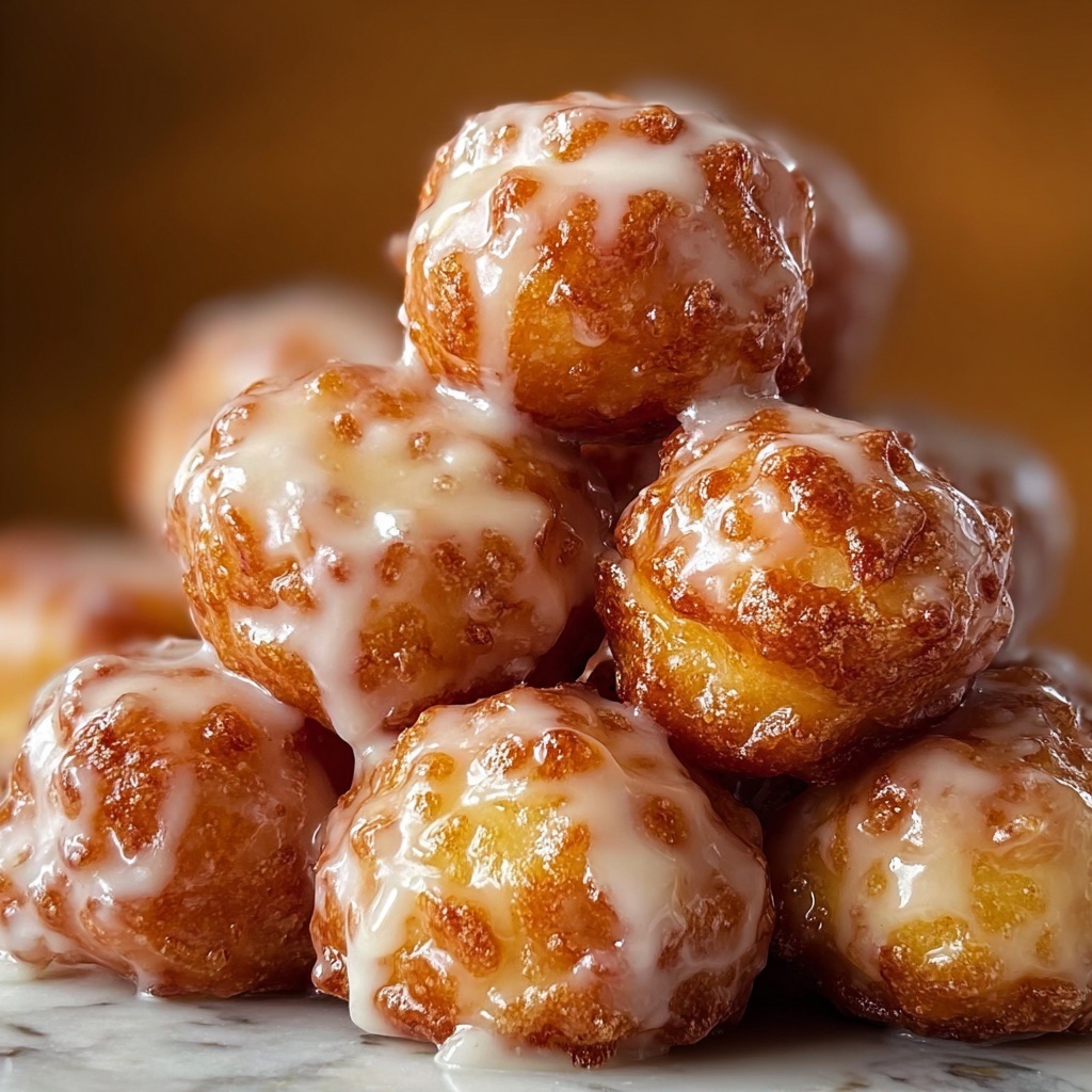 Cinnamon-Glazed Apple Fritter Bites Recipe - Recipe Image
