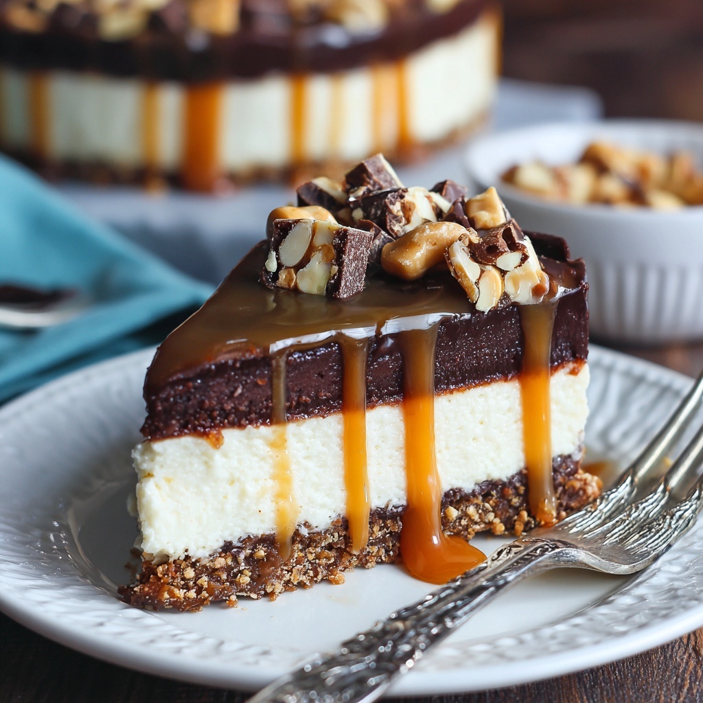 Turtle Cheesecake Recipe - Recipe Image
