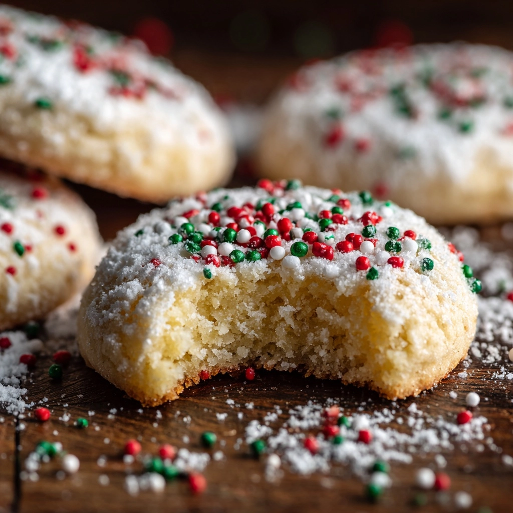 Christmas Gooey Butter Cookies Recipe - Recipe Image