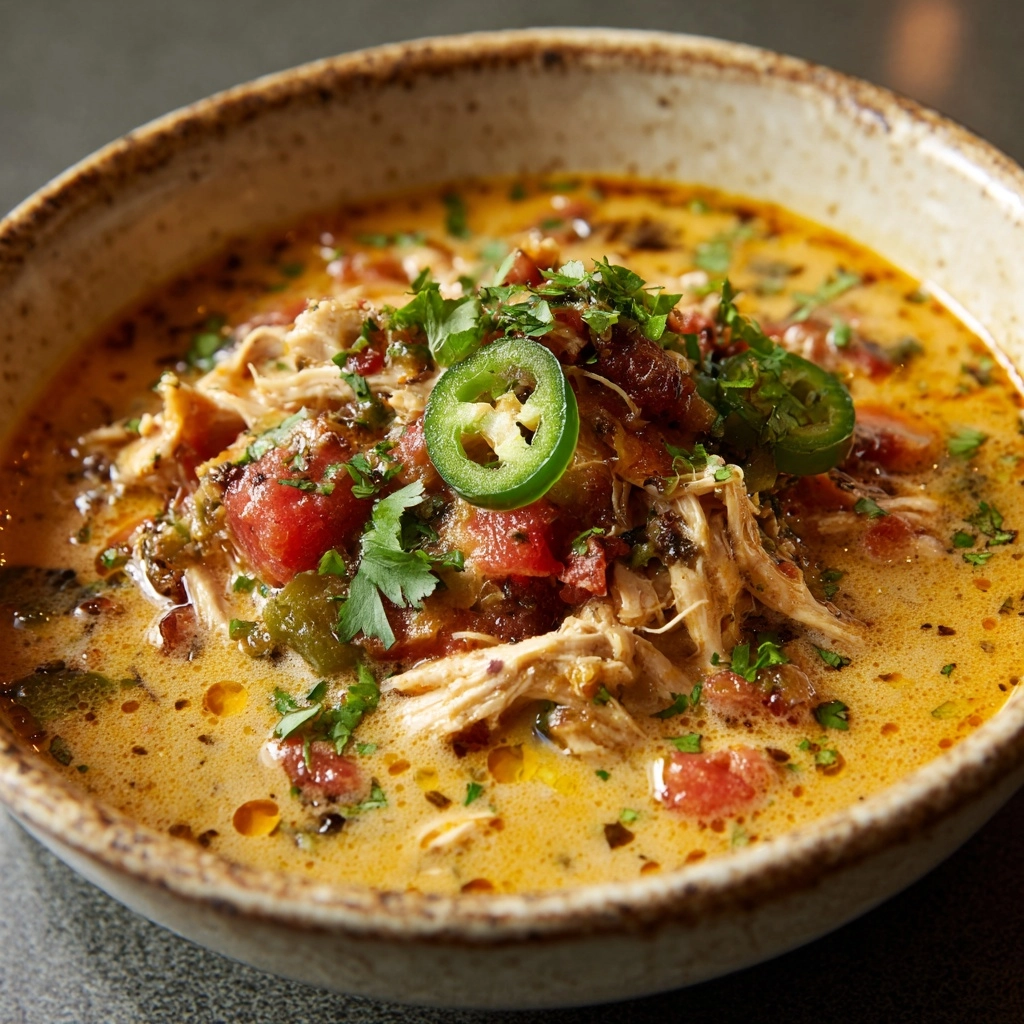 Spicy Jalapeño Popper Chicken Soup Recipe - Recipe Image