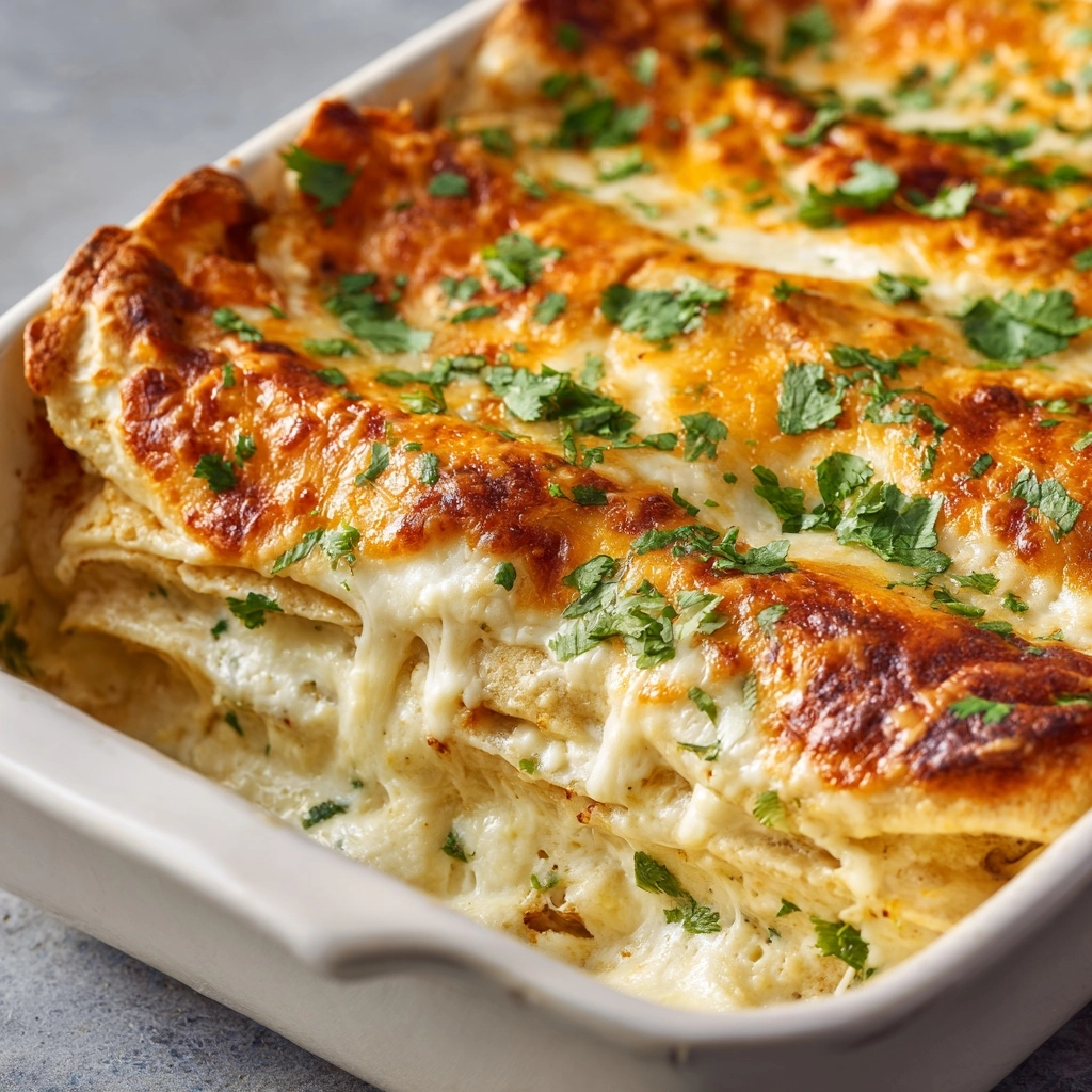 Simple Sour Cream Chicken Enchiladas Recipe - Recipe Image