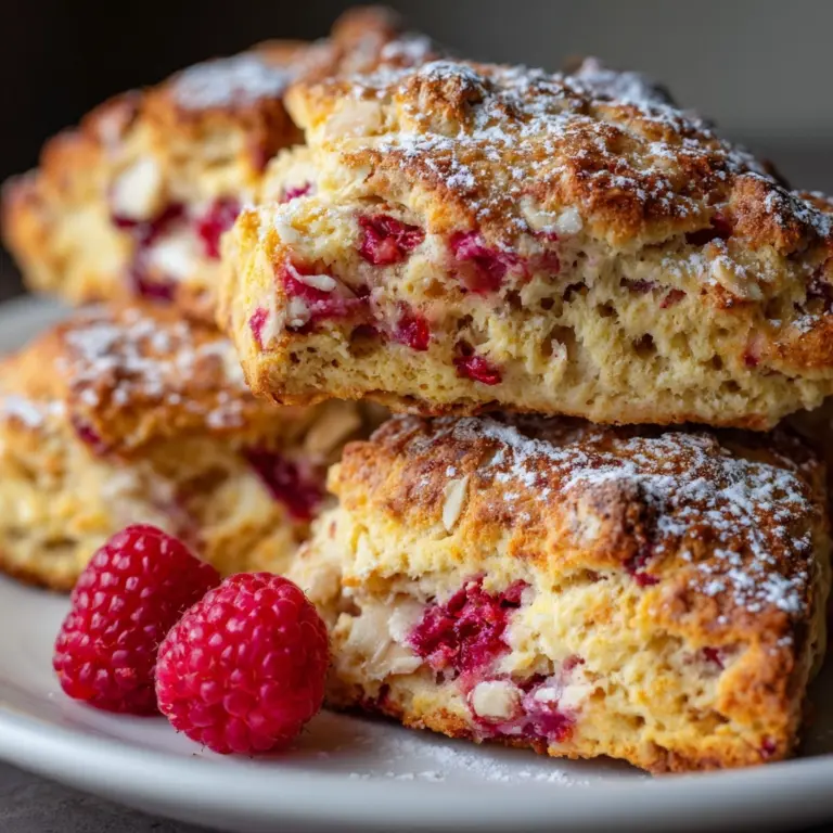 Strawberry Rhubarb Scones Recipe