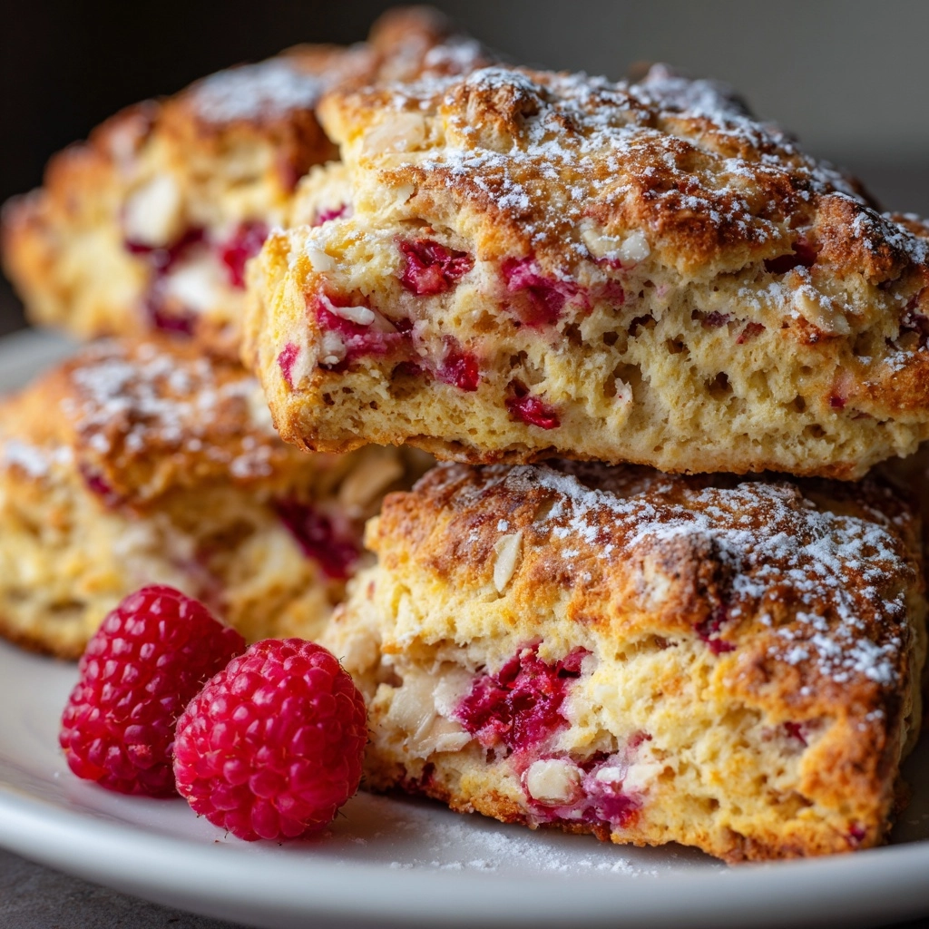 Strawberry Rhubarb Scones Recipe - Recipe Image