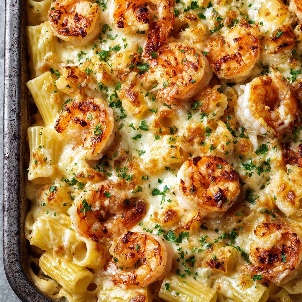 Shrimp Scampi Pasta Bake Recipe - Recipe Image