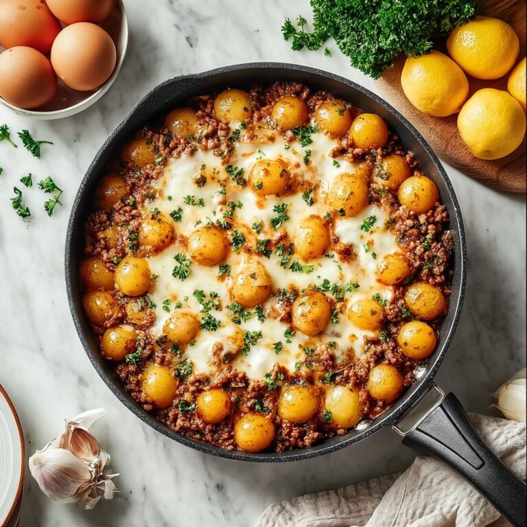 Hobo Casserole with Ground Beef and Cheddar Recipe