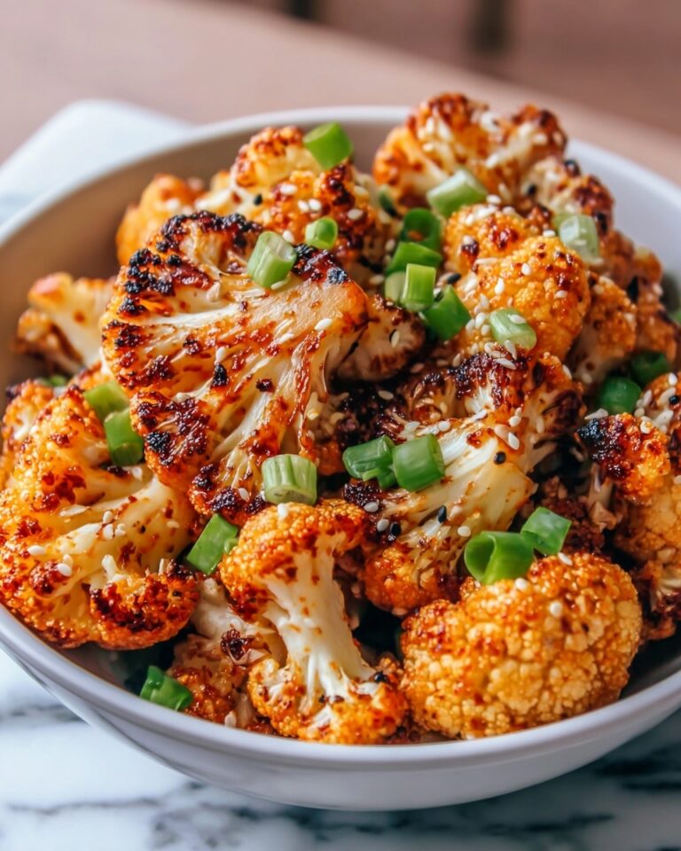 Sweet and Spicy Baked Cauliflower Recipe