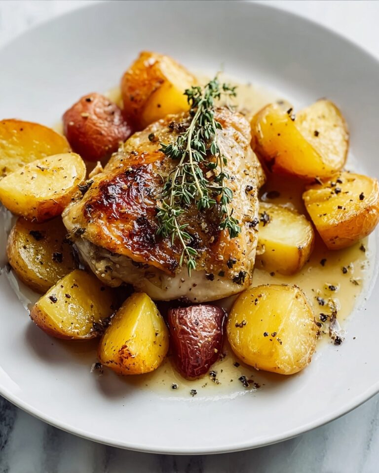 Lemon Greek Chicken and Potatoes Recipe