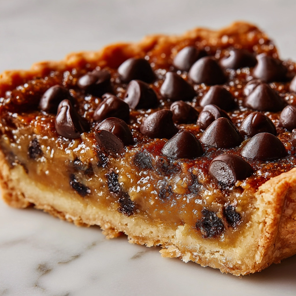Chocolate Chip Butter Tart Pie Recipe - Recipe Image