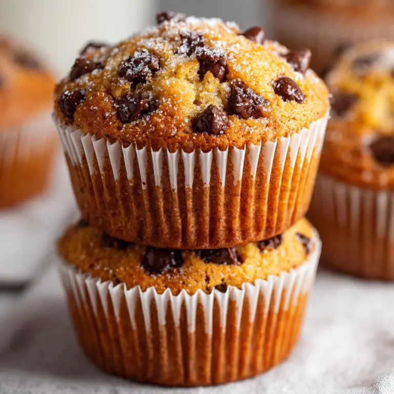 Skinny Banana Chocolate Chip Muffins Recipe