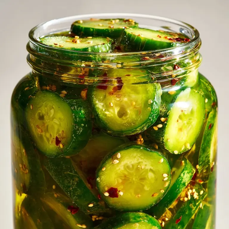 Sweet Heat Pickles Recipe