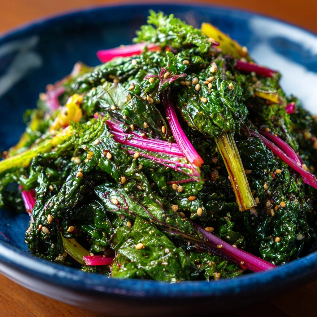 Sesame Sautéed Swiss Chard Recipe - Recipe Image