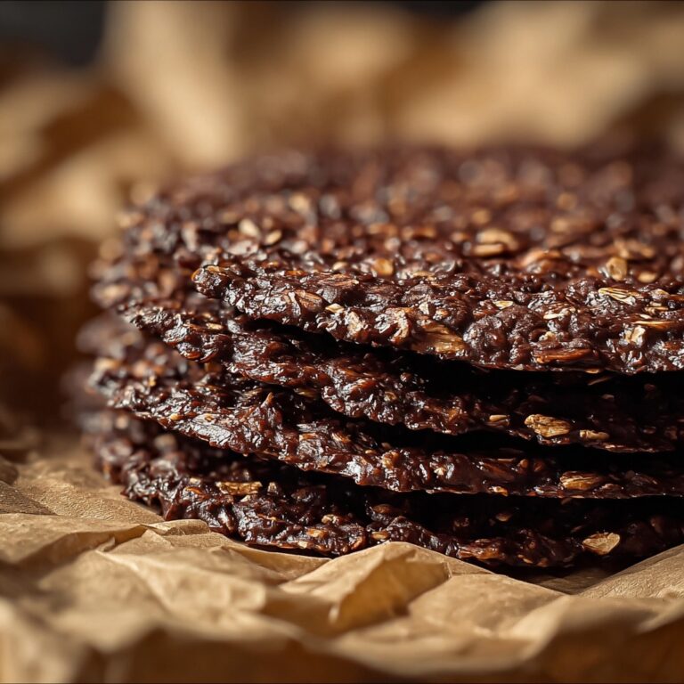 No-Bake Chocolate Oat Cookies Recipe