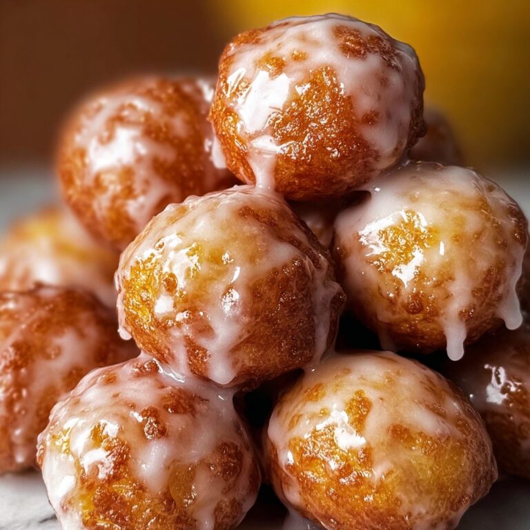 Cinnamon-Glazed Apple Fritter Bites Recipe