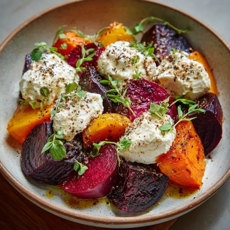 Roasted Beets and Carrots with Burrata Recipe