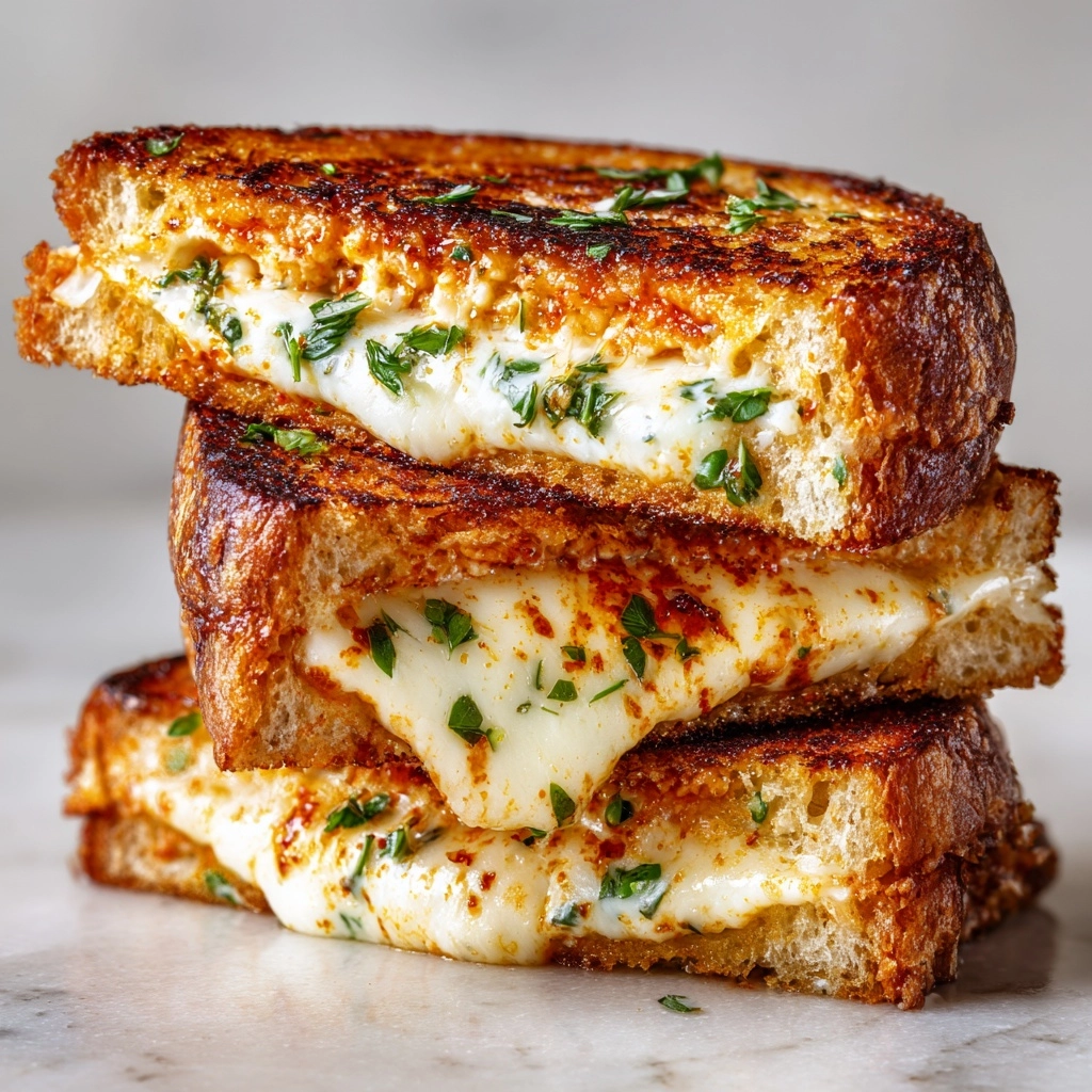 Lazy Chicken Parmesan Grilled Cheese Recipe - Recipe Image