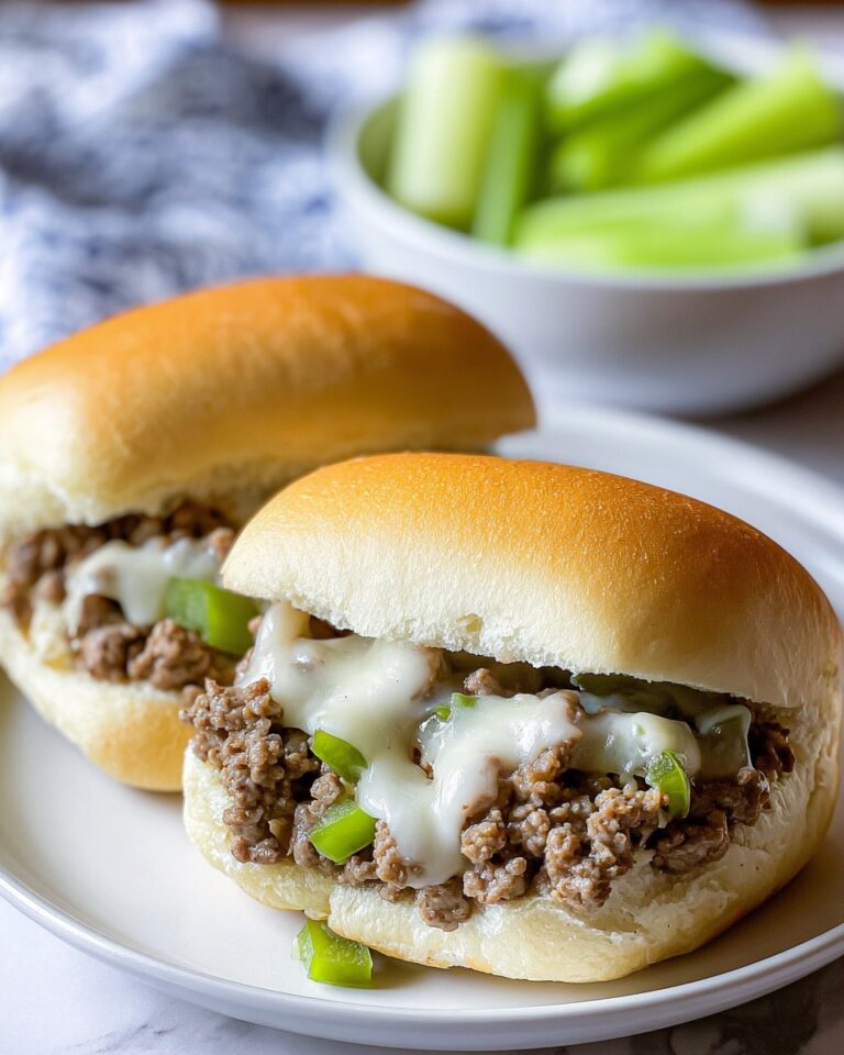 Ground Beef Philly Cheese Steak Recipe