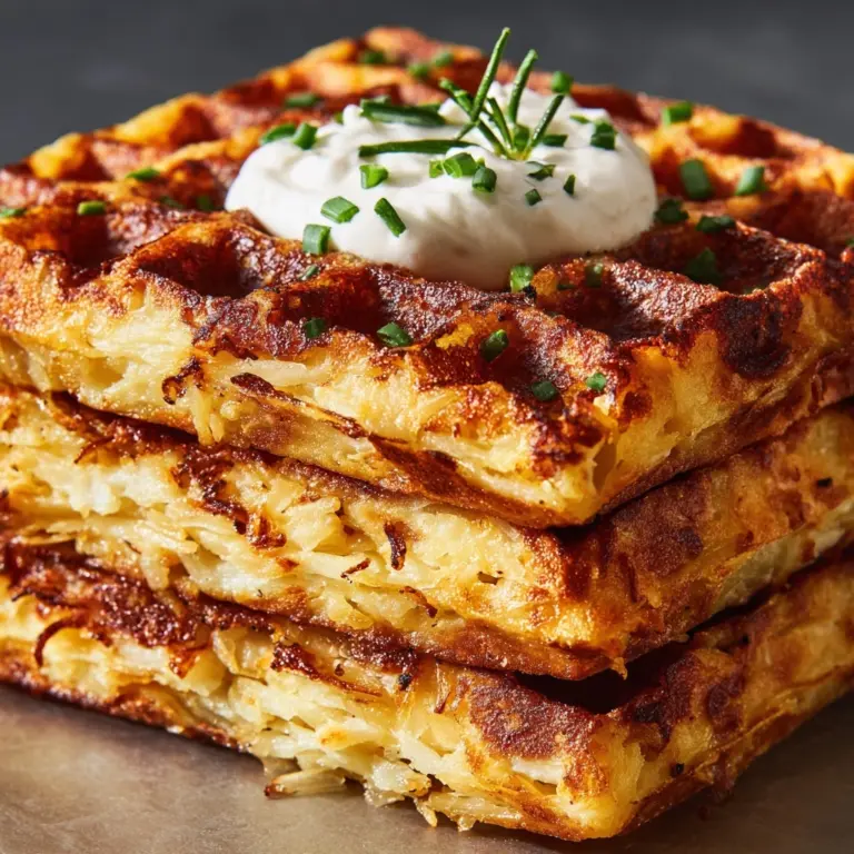 Healthy Hashbrown Chaffle Recipe