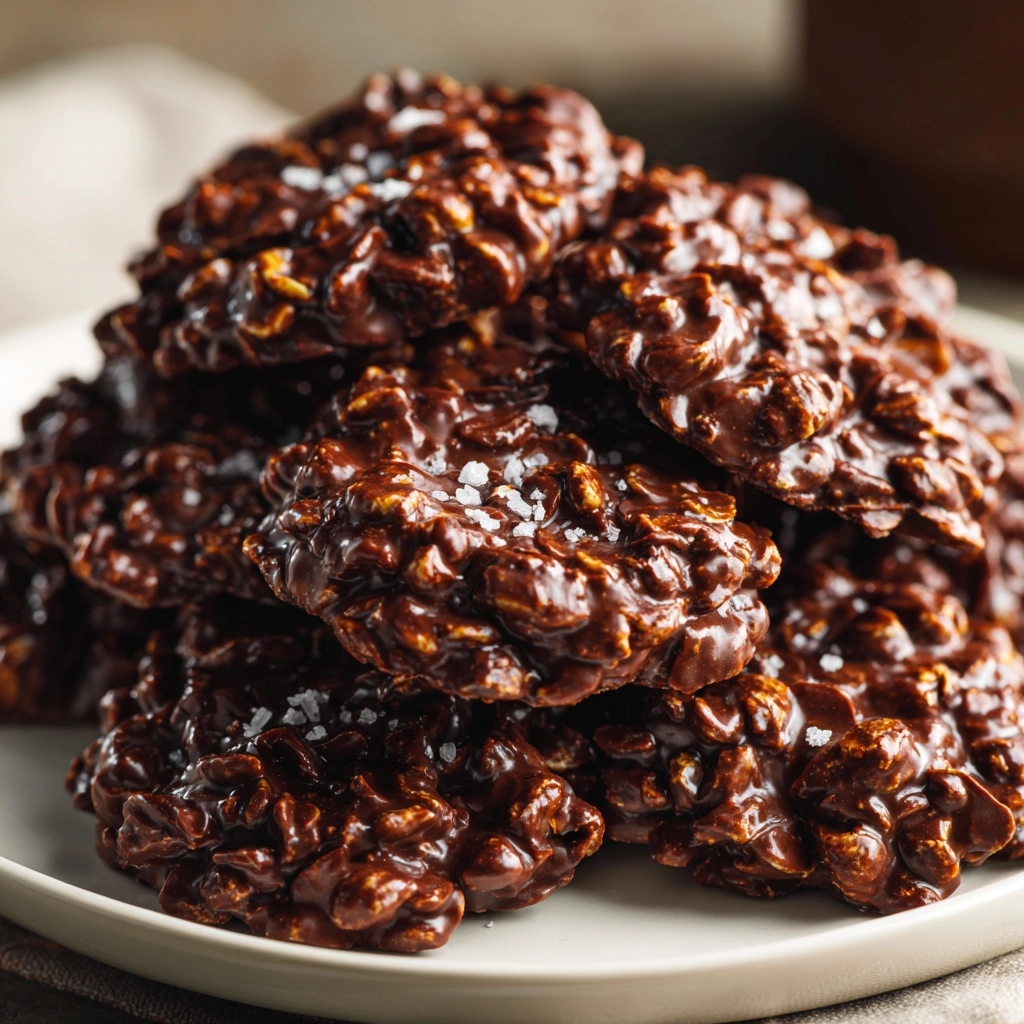 Healthy No Bake Cookies Recipe - Recipe Image