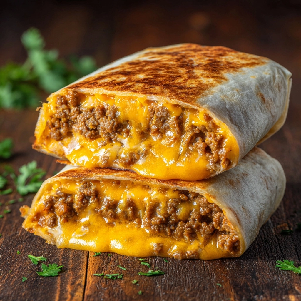 Loaded Taco-Stuffed Cheesy Pockets Recipe - Recipe Image
