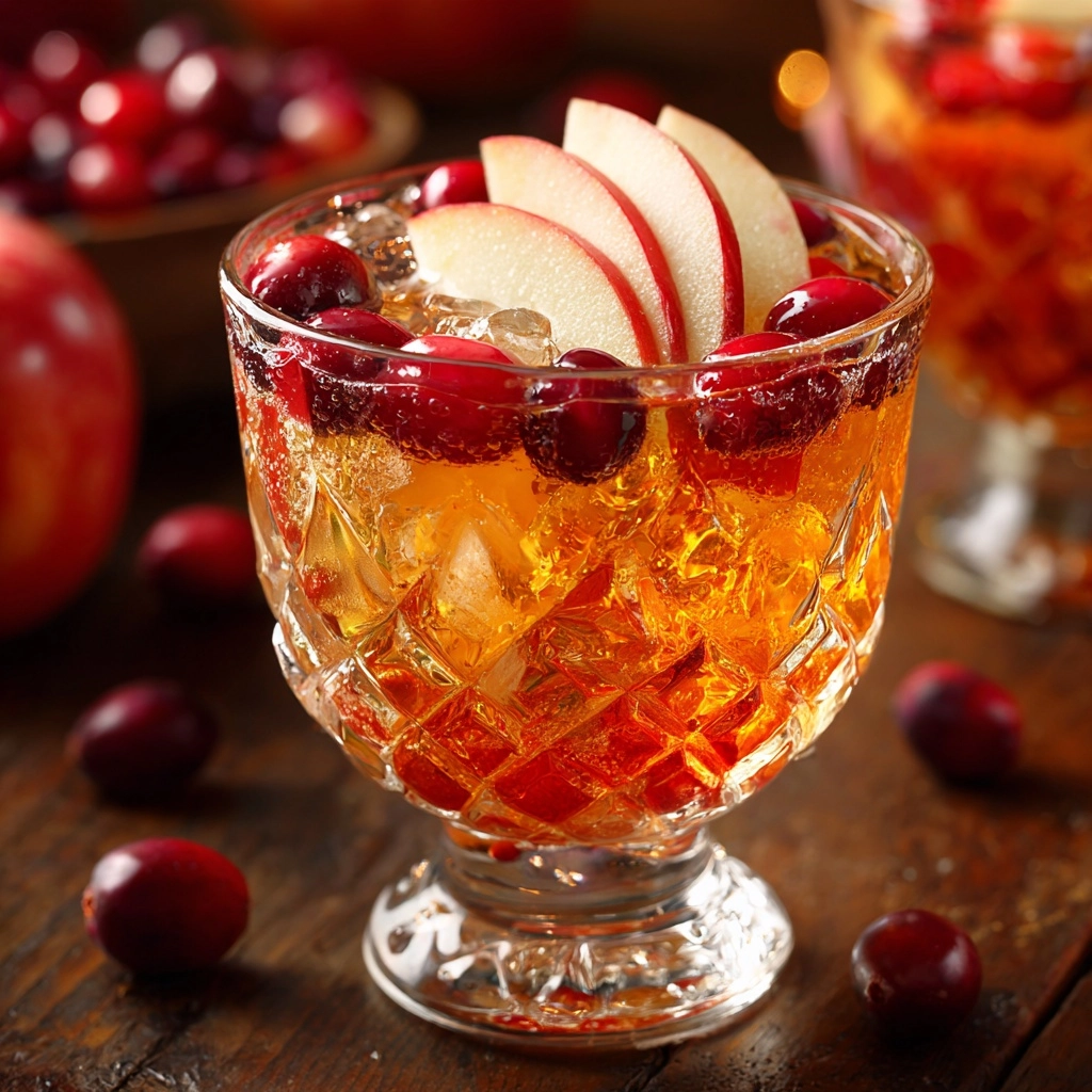 Fall Punch with Apple Cider and Cranberry Juice Recipe - Recipe Image