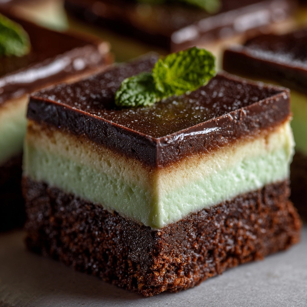 Mint Chocolate Brownies Recipe - Recipe Image