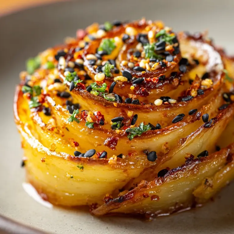 Cheesy Gochujang & Spring Onion Swirls Recipe