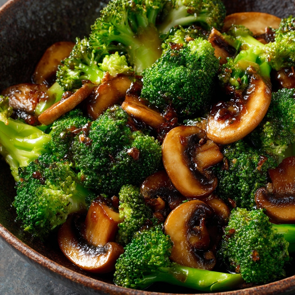 Broccoli and Mushroom Stir Fry Recipe - Recipe Image