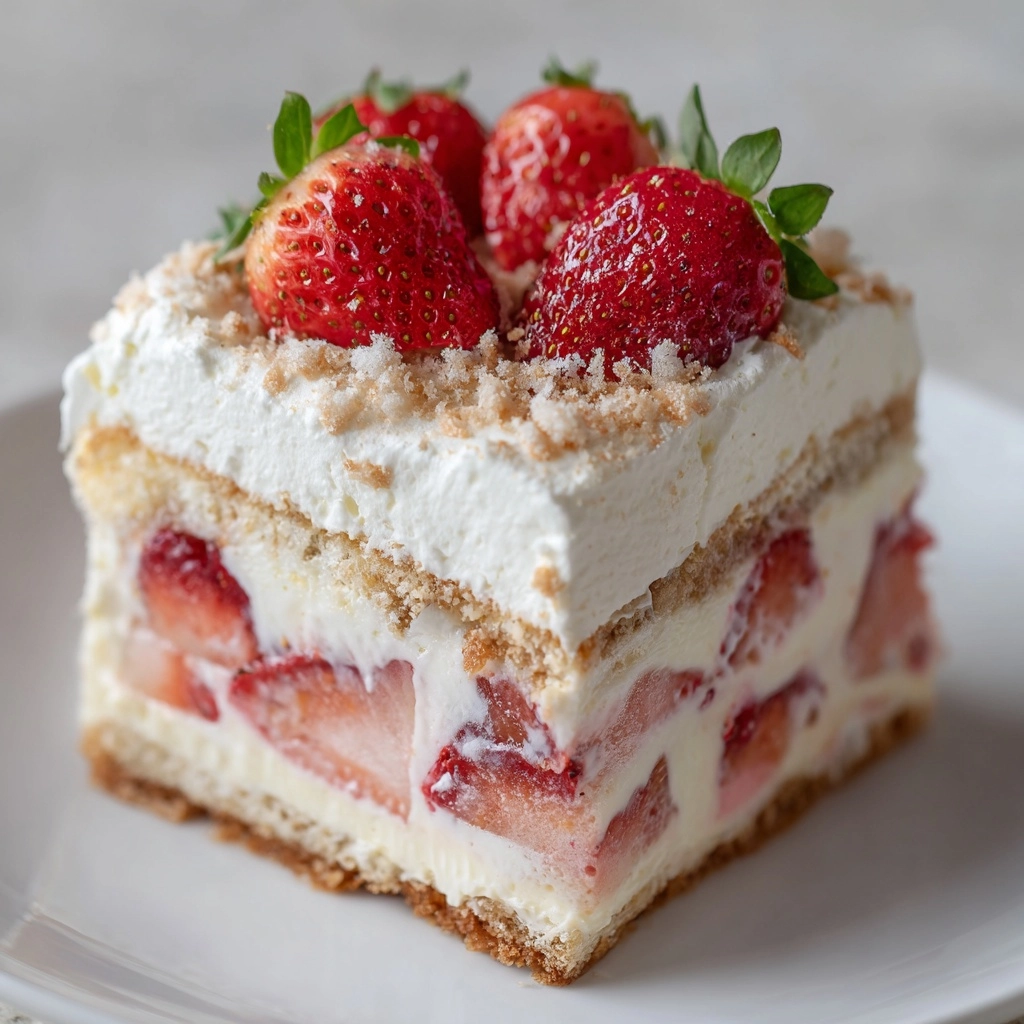 Strawberry Lasagna Recipe - Recipe Image