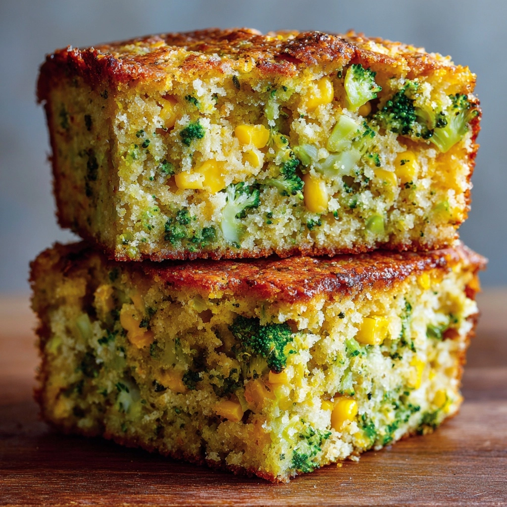 Cheesy Broccoli Cornbread Recipe - Recipe Image