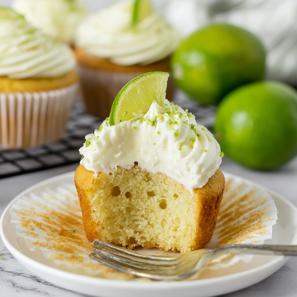 Key Lime Cupcakes Recipe - Recipe Image