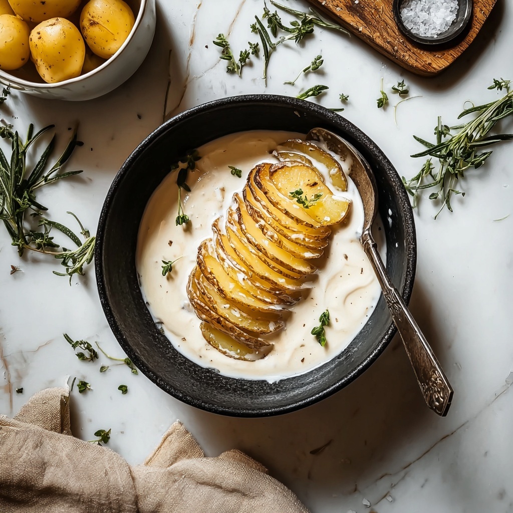 Crispy Hasselback Potatoes Recipe - Recipe Image