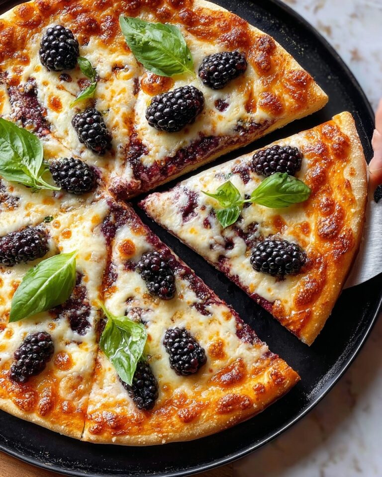 Blackberry Basil Pizza: A Unique Twist on Classic Flavors Recipe